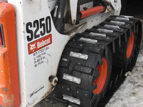 ice cleats for skid steer tracks|ice grip track steer.